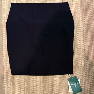HALARA Black Stretch Pencil Skirt with Built in Underwear